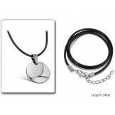 High Quality Round Tungsten Ceramic Necklace 