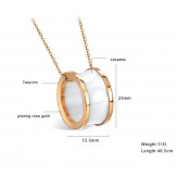 Quality and Quantity Assured Tungsten Ceramic Necklace  