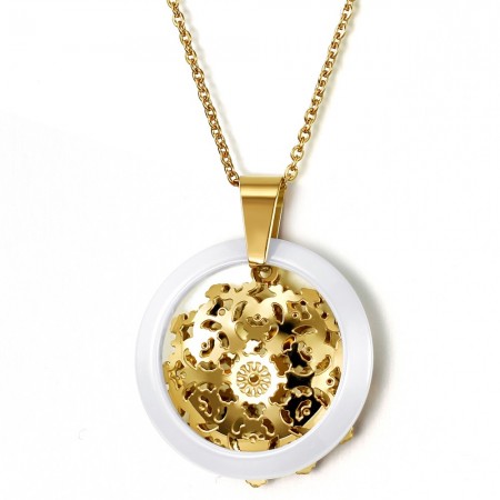 Wide Varieties Female Tungsten Ceramic Necklace 