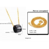 to Enjoy High Reputation at Home and Abroad Female Black Tungsten Ceramic Necklace 