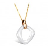 Durable in Use Female Tungsten Ceramic Necklace