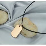 Complete in Specifications Female Square Shape Tungsten Ceramic Necklace 