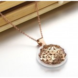 Reliable Quality Plating Rose Gold Tungsten Ceramic Necklace