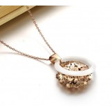 Reliable Quality Plating Rose Gold Tungsten Ceramic Necklace