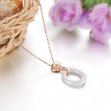 Wide Varieties Female Tungsten Ceramic Necklace