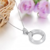 High Quality Female Tungsten Ceramic Necklace 