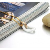 Stable Quality Female Tungsten Ceramic Necklace 