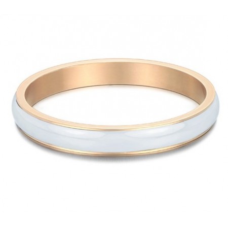 Wide Varieties White Tungsten Ceramic Bangle 