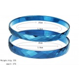 Quality and Quantity Assured Blue Tungsten Ceramic Bangle