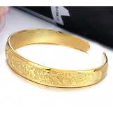 High Quality Female 18K Gold-Plated Bangle 