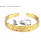High Quality Female 18K Gold-Plated Bangle 