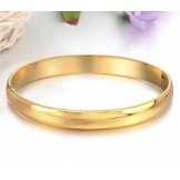 Wide Varieties Female 18K Gold-Plated Bangle 