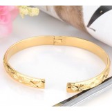 Stable Quality Female ELegant 18K Gold-Plated Bangle 