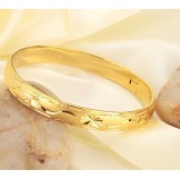 Reliable Quality Female 18K Gold-Plated Bangle 