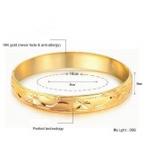 Reliable Quality Female 18K Gold-Plated Bangle 