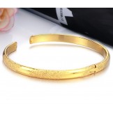 Durable in Use Male 18K Gold-Plated Bangle