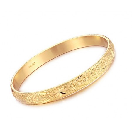 Quality and Quantity Assured 18K Gold-Plated Bangle 