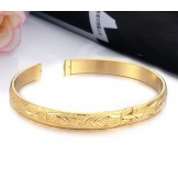 Quality and Quantity Assured 18K Gold-Plated Bangle 