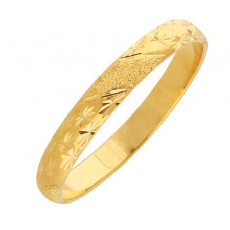 World-wide Renown Female 18K Gold-Plated Bangle 