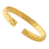 World-wide Renown Female 18K Gold-Plated Bangle 
