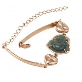 Reliable Quality The Jade Buddha 18K Gold-Plated Bracelet 
