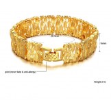 World-wide Renown Female 18K Gold-Plated Bracelet