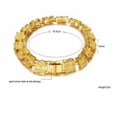 High Quality Female 18K Gold-Plated Bracelet 