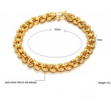 Easy to Use Female 18K Gold-Plated Bracelet 
