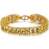 Stable Quality Female Sweetheart 18K Gold-Plated Bracelet 