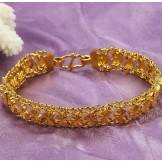 Stable Quality Female Sweetheart 18K Gold-Plated Bracelet 
