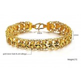 Stable Quality Female Sweetheart 18K Gold-Plated Bracelet 