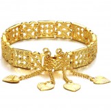 Durable in Use Female 18K Gold-Plated Bracelet 