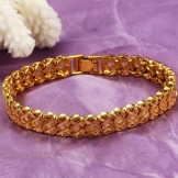 Reliable Reputation Female 18K Gold-Plated Bracelet