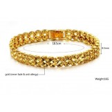 Reliable Reputation Female 18K Gold-Plated Bracelet