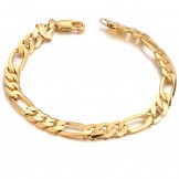 Easy to Use Male 18K Gold-Plated Bracelet 