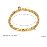Quality and Quantity Assured Female 18K Gold-Plated Bracelet 