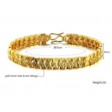 Durable in Use Female 18K Gold-Plated Bracelet 