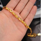 to Have a Long Story Female ELegant 18K Gold-Plated Bracelet 