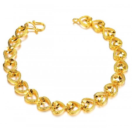 High Quality Female Sweetheart 18K Gold-Plated Bracelet