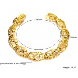 Reliable Reputation Female Sweetheart 18K Gold-Plated Bracelet 