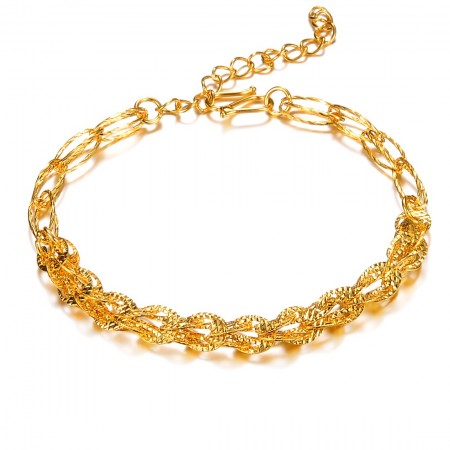 Quality and Quantity Assured Female 18K Gold-Plated Bracelet 