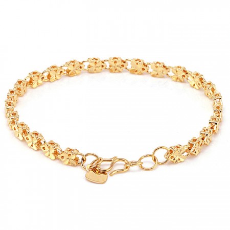 Reliable Reputation Female Butterfly Shape 18K Gold-Plated Bracelet 