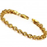 Durable in Use Female 18K Gold-Plated Bracelet 