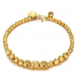 High Quality Female Ball Shape 18K Gold-Plated Bracelet 