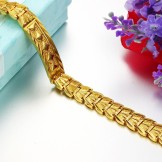 Quality and Quantity Assured Female Classic 18K Gold-Plated Bracelet 