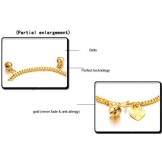 to Have a Long Story Female 18K Gold-Plated Bracelet With Bells