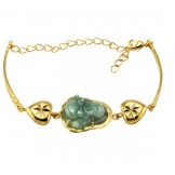 Complete in Specifications Female Sweetheart 18K Gold-Plated Bracelet  