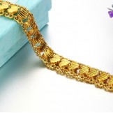 Easy to Use Female Sweetheart 18K Gold-Plated Bracelet 