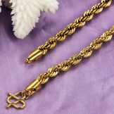 Reliable Quality Female Roll Type 18K Gold-Plated Necklace 