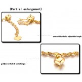 Wide Varieties Female 18K Gold-Plated Anklet 